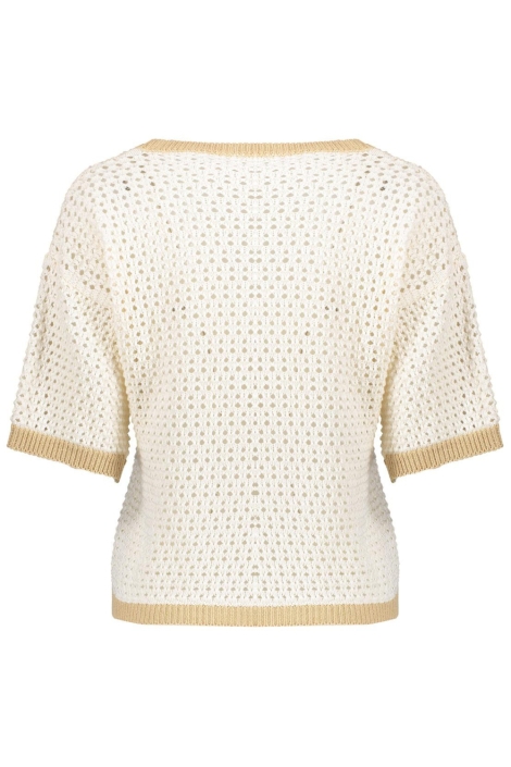 Geisha pullover crochet 2 colors